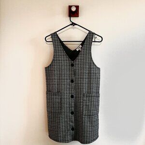 Button Down Plaid Dress - Children's Size 16